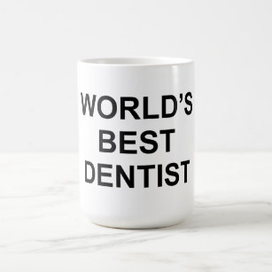 Taza De Café El mejor dentista del mundo