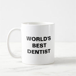 Taza De Café El mejor dentista del mundo