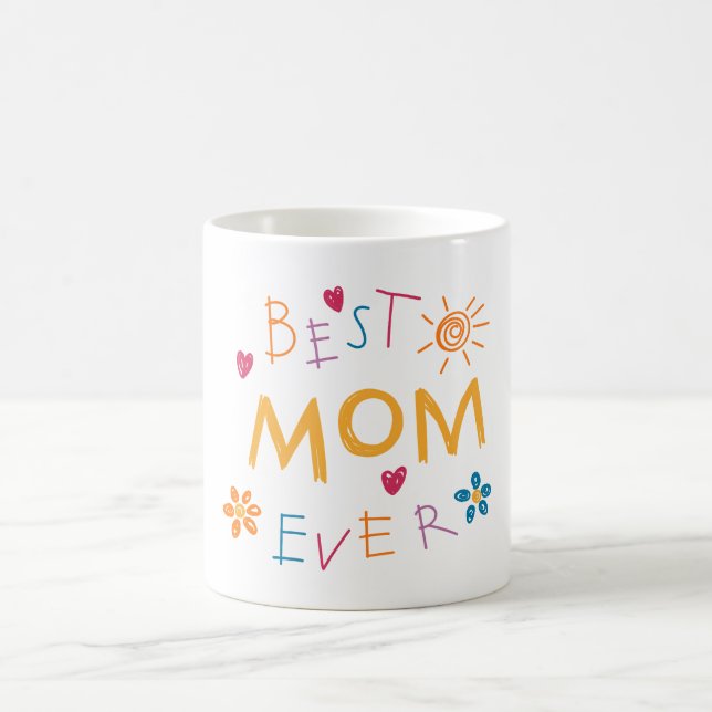 Taza De Café El mejor día de la madre (Centro)