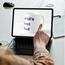 Taza De Café El mejor dios del mundo divertido