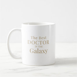 Taza De Café El mejor diseño de tipografía de médico en la gala