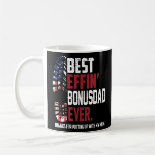 Taza De Café El Mejor Effin Bonus Dad Gracias Por Poner Con
