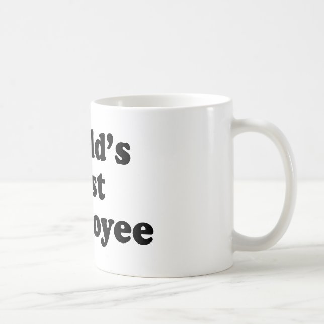 Taza De Café El mejor empleado del mundo (Derecha)