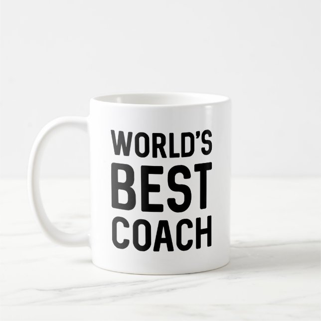 Taza De Café El mejor entrenador del mundo (Izquierda)