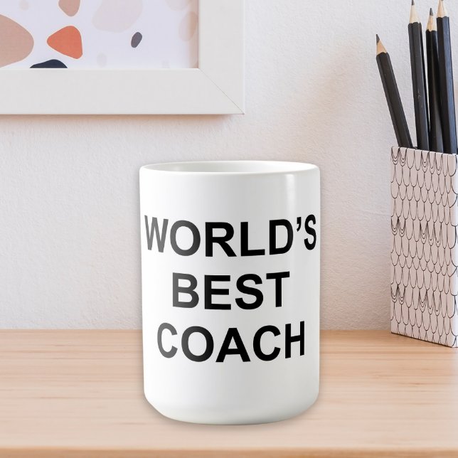 Taza De Café El mejor entrenador del mundo (Subido por el creador)