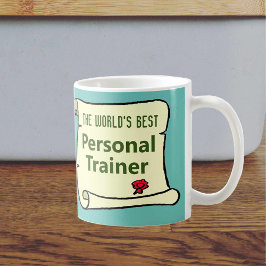 Taza De Café El mejor entrenador personal del mundo.