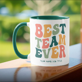 Taza De Café El mejor equipo de todos los tiempos, el colorido 
