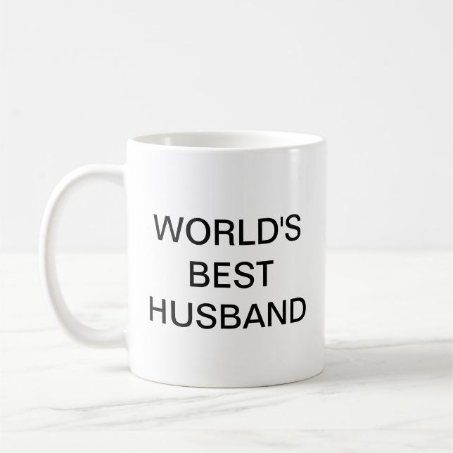 Taza De Café El mejor ESPOSO del mundo (Izquierda)