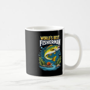Taza De Café El mejor fin de pesca de pescadores del mundo