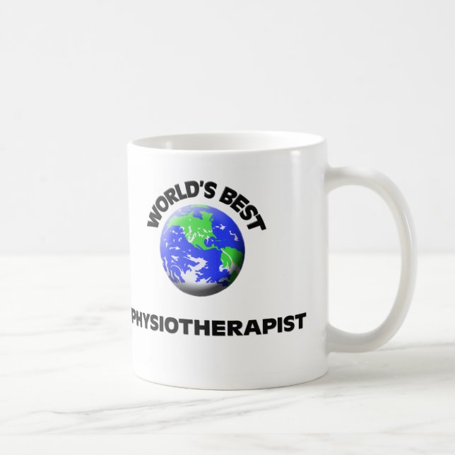 Taza De Café El mejor fisioterapeuta del mundo (Derecha)