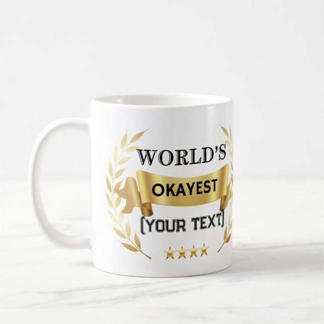 Taza De Café El mejor gallo de oro del mundo (Personalizado de  (Izquierda)