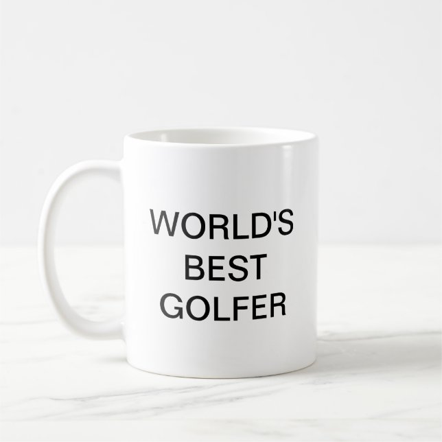 Taza De Café El mejor golfista del mundo (Izquierda)