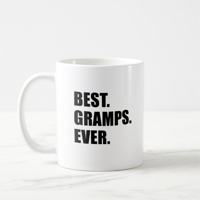 Taza De Café El mejor Gramps nunca (Izquierda)