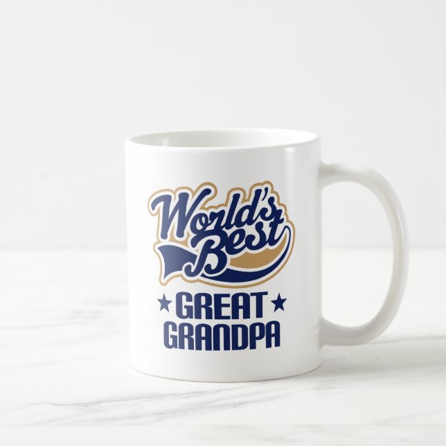 Taza De Café El mejor gran abuelo de los mundos (Derecha)