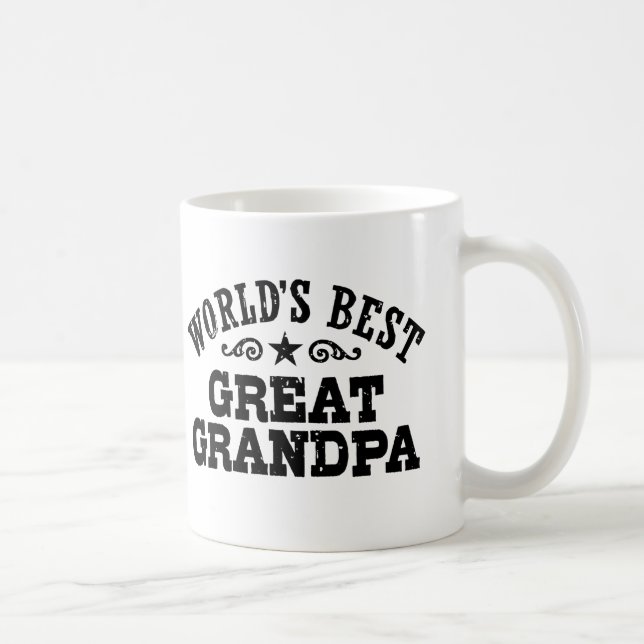Taza De Café El mejor gran abuelo del mundo (Derecha)