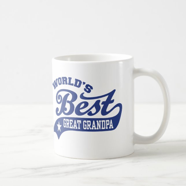 Taza De Café El mejor gran abuelo del mundo (Derecha)