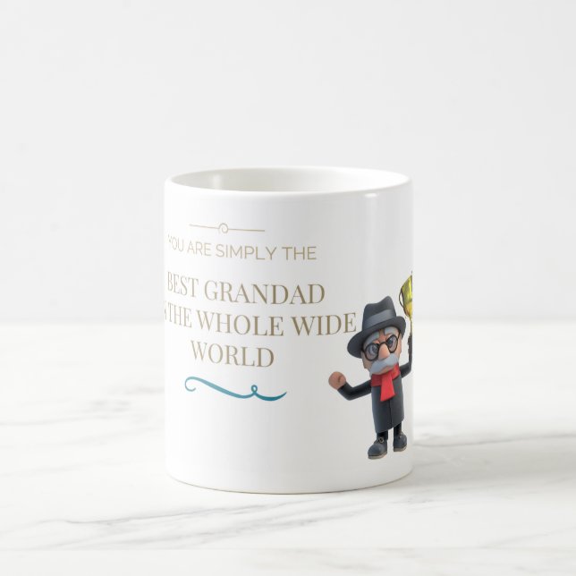 Taza De Café El mejor Grandad en el mundo (Centro)