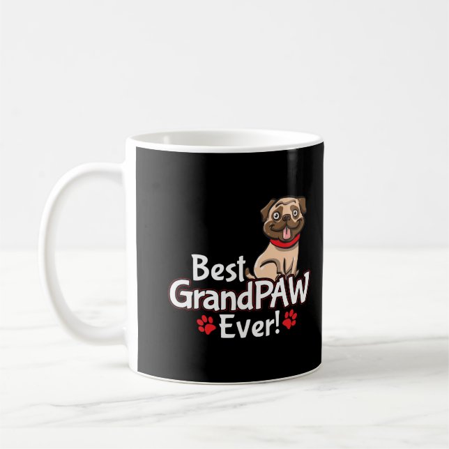 Taza De Café El mejor GrandPAW del abuelo (Izquierda)