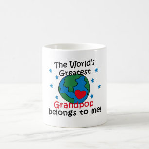 Taza De Café El mejor Grandpop pertenece a mí