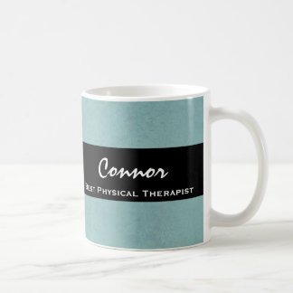 Taza De Café El mejor Grunge del azul de la aguamarina del