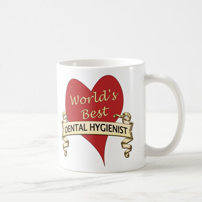 Taza De Café El mejor higienista dental del mundo (Derecha)