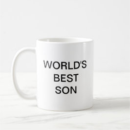 Taza De Café El mejor hijo del mundo