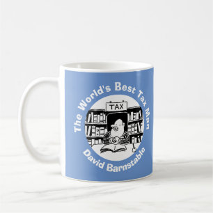 Taza De Café El mejor hombre de impuestos del mundo para person