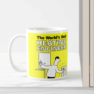 Taza De Café El mejor ingeniero de calefacción del mundo