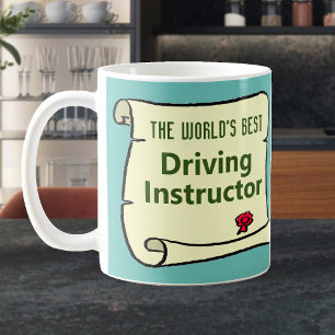 Taza De Café El mejor instructor de conducción del mundo.