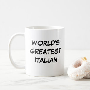 Taza De Café "El mejor italiano del mundo"