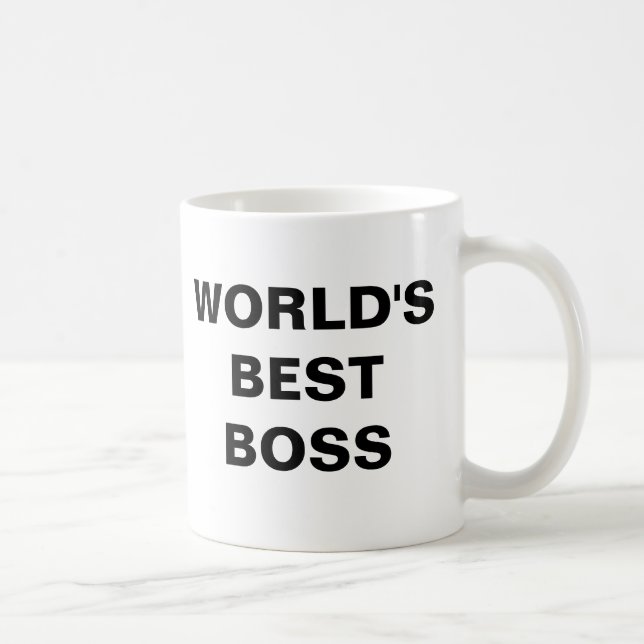 TAZA DE CAFÉ EL MEJOR JEFE DEL MUNDO (Derecha)