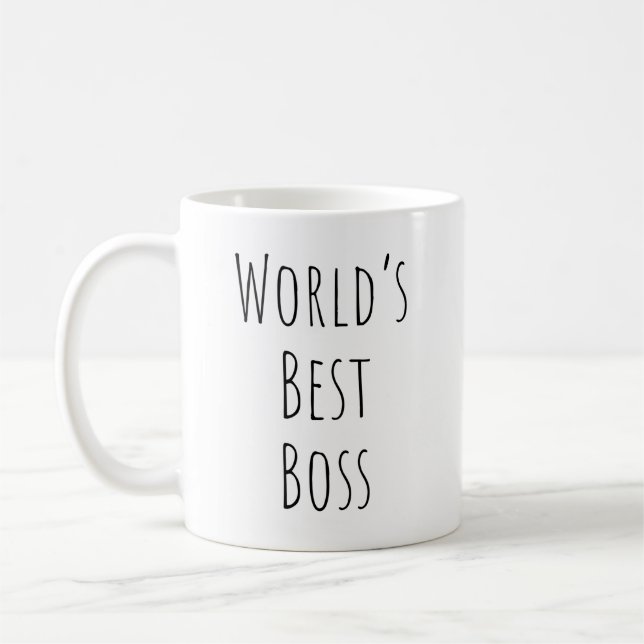 Taza De Café El mejor jefe del mundo (Izquierda)