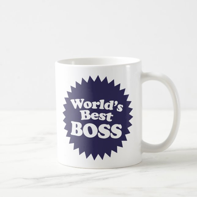 Taza De Café El mejor jefe del mundo (Derecha)