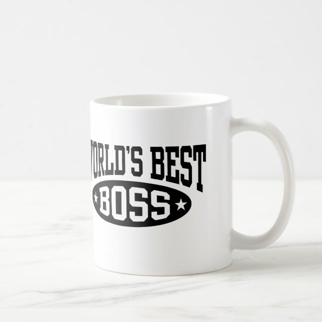 Taza De Café El mejor jefe del mundo (Derecha)
