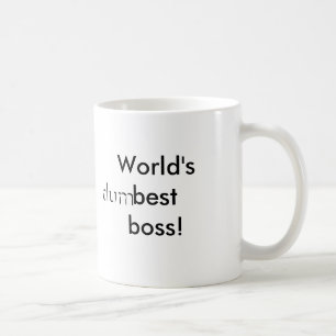 Taza De Café El mejor jefe del mundo (dum)