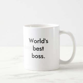 Taza De Café El mejor jefe del mundo (dum)