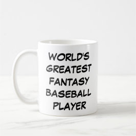 Taza De Café "El mejor jugador de béisbol del mundo"