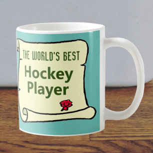 Taza De Café El mejor jugador de hockey del mundo.