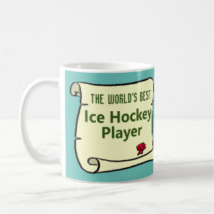Taza De Café El mejor jugador de hockey sobre hielo del mundo.