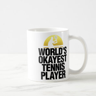 Taza De Café El mejor jugador de tenis camisas de todo el mundo