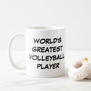Taza De Café "El mejor jugador de voleibol del mundo"
