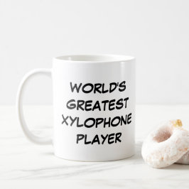 Taza De Café "El mejor jugador de Xilófono del mundo"