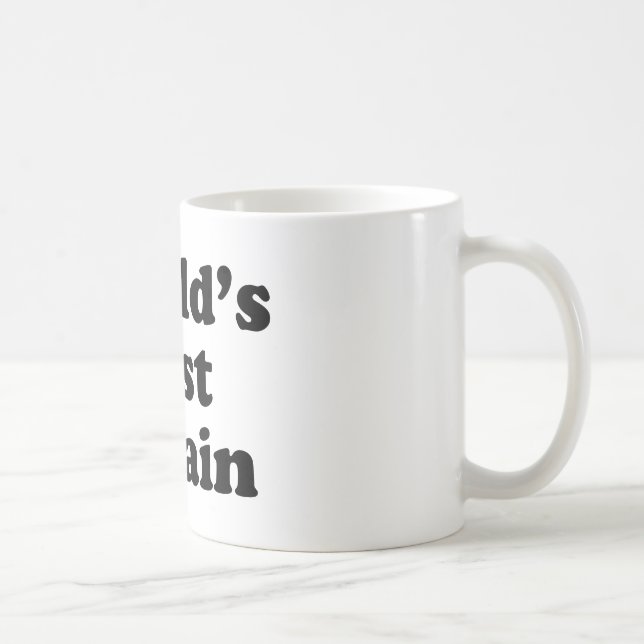 Taza De Café El mejor malvado del mundo (Derecha)
