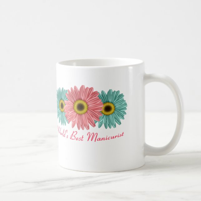 Taza De Café El mejor manicuro del mundo (Derecha)