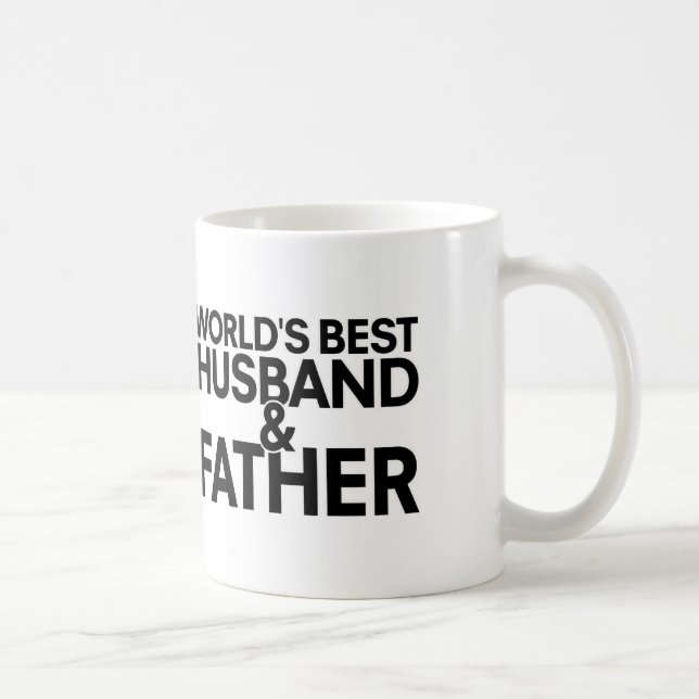 Taza De Café El mejor marido y padre del mundo (Derecha)