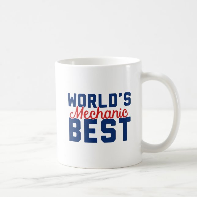 Taza De Café El mejor mecánico del mundo (Derecha)