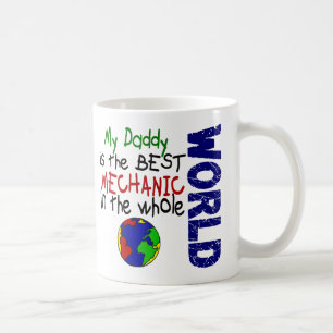 Taza De Café El mejor mecánico en el mundo 2 (papá)