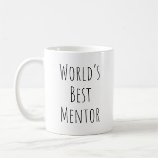 Taza De Café El mejor mentor del mundo
