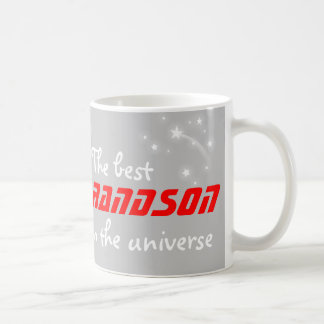 Taza De Café El mejor nieto en el universo negro fango gris