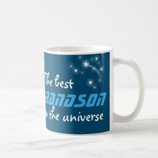 Taza De Café "El mejor nieto en el universo" tazón azul
